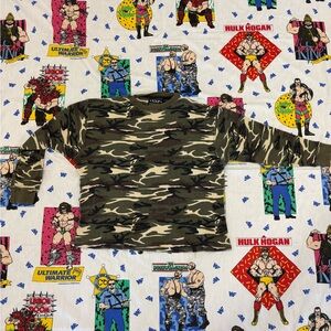 NXP Green camo long sleeve shirt #grunge #vintage